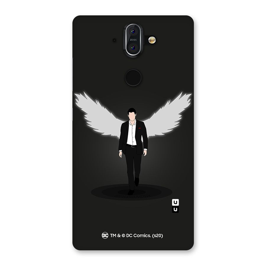 Lucifer Minimalistic Archangel Art Back Case for Nokia 8 Sirocco