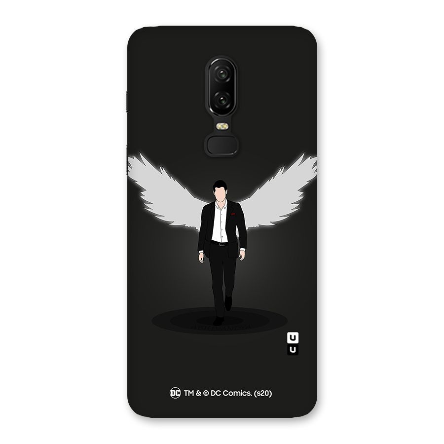 Lucifer Minimalistic Archangel Art Back Case for OnePlus 6