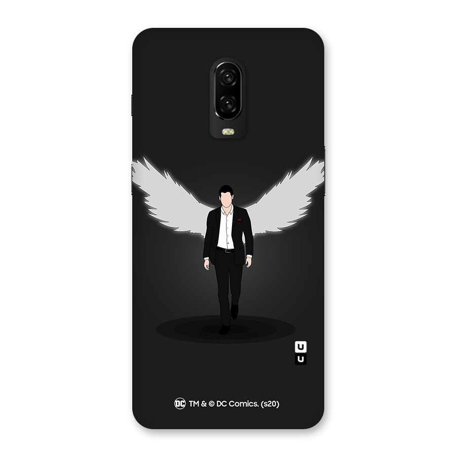 Lucifer Minimalistic Archangel Art Back Case for OnePlus 6T