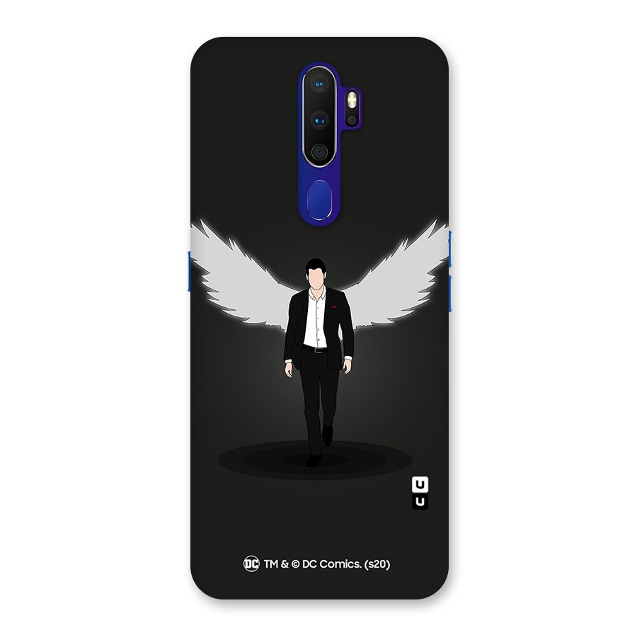 Lucifer Minimalistic Archangel Art Back Case for Oppo A9 (2020)