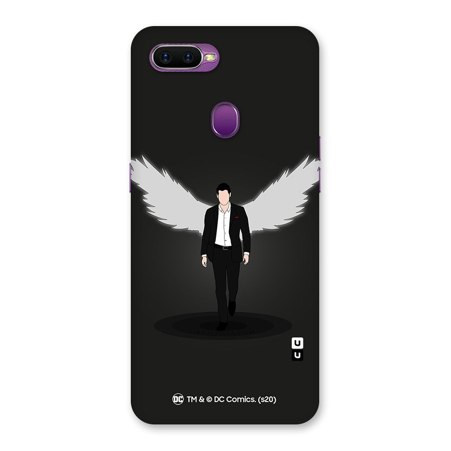 Lucifer Minimalistic Archangel Art Back Case for Oppo F9