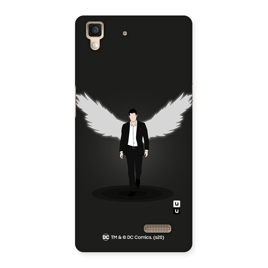 Lucifer Minimalistic Archangel Art Back Case for Oppo R7