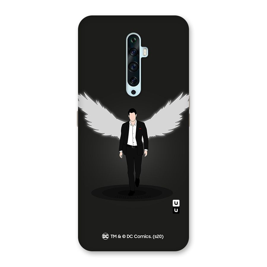 Lucifer Minimalistic Archangel Art Back Case for Oppo Reno2 Z