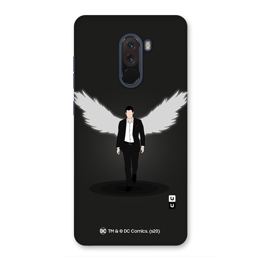 Lucifer Minimalistic Archangel Art Back Case for Poco F1