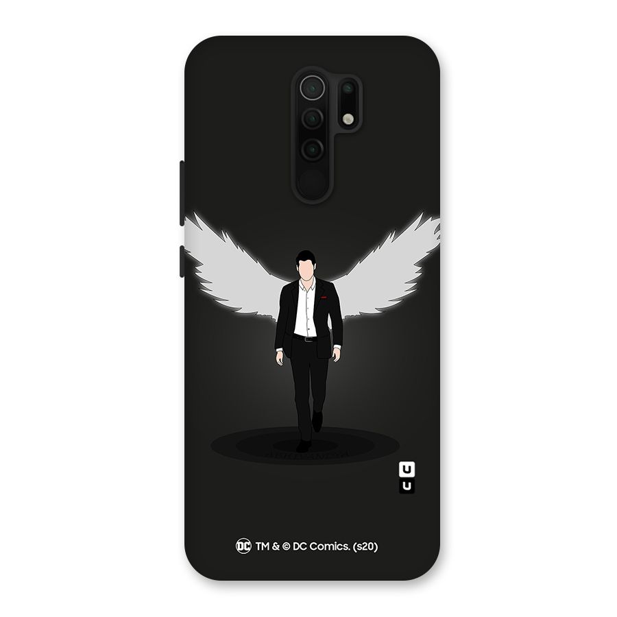 Lucifer Minimalistic Archangel Art Back Case for Poco M2