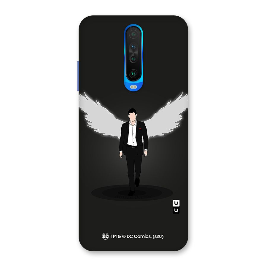 Lucifer Minimalistic Archangel Art Back Case for Poco X2