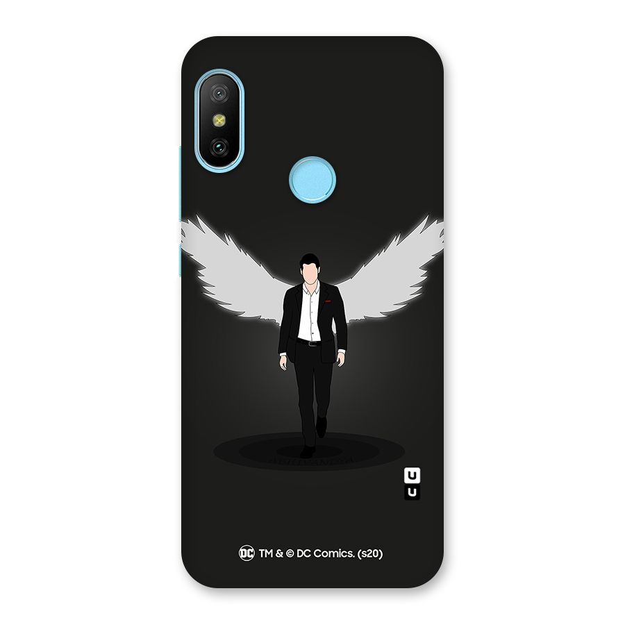 Lucifer Minimalistic Archangel Art Back Case for Redmi 6 Pro