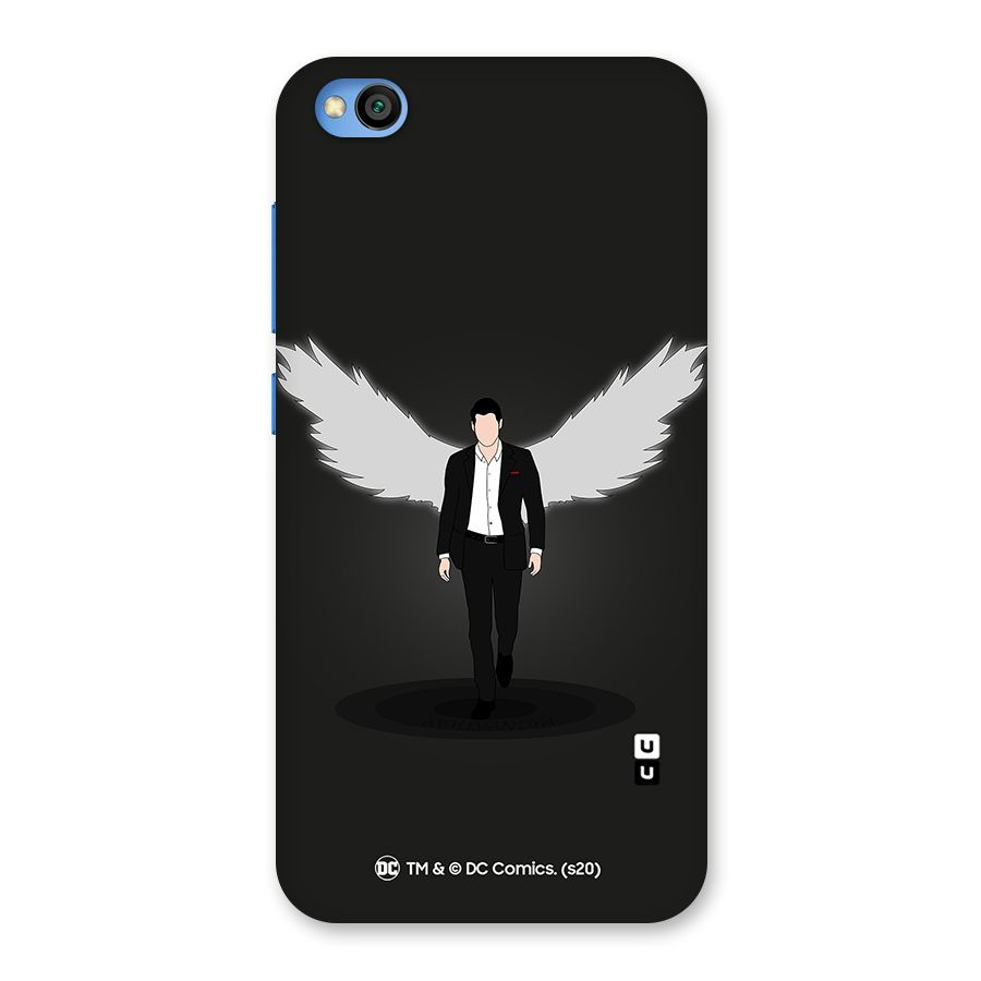 Lucifer Minimalistic Archangel Art Back Case for Redmi Go