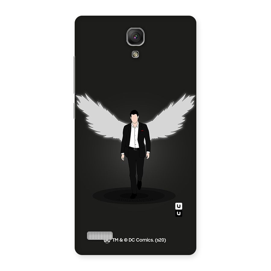Lucifer Minimalistic Archangel Art Back Case for Redmi Note