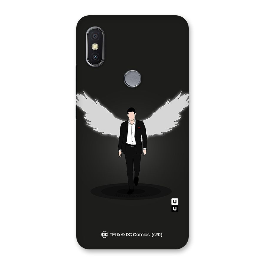 Lucifer Minimalistic Archangel Art Back Case for Redmi Y2