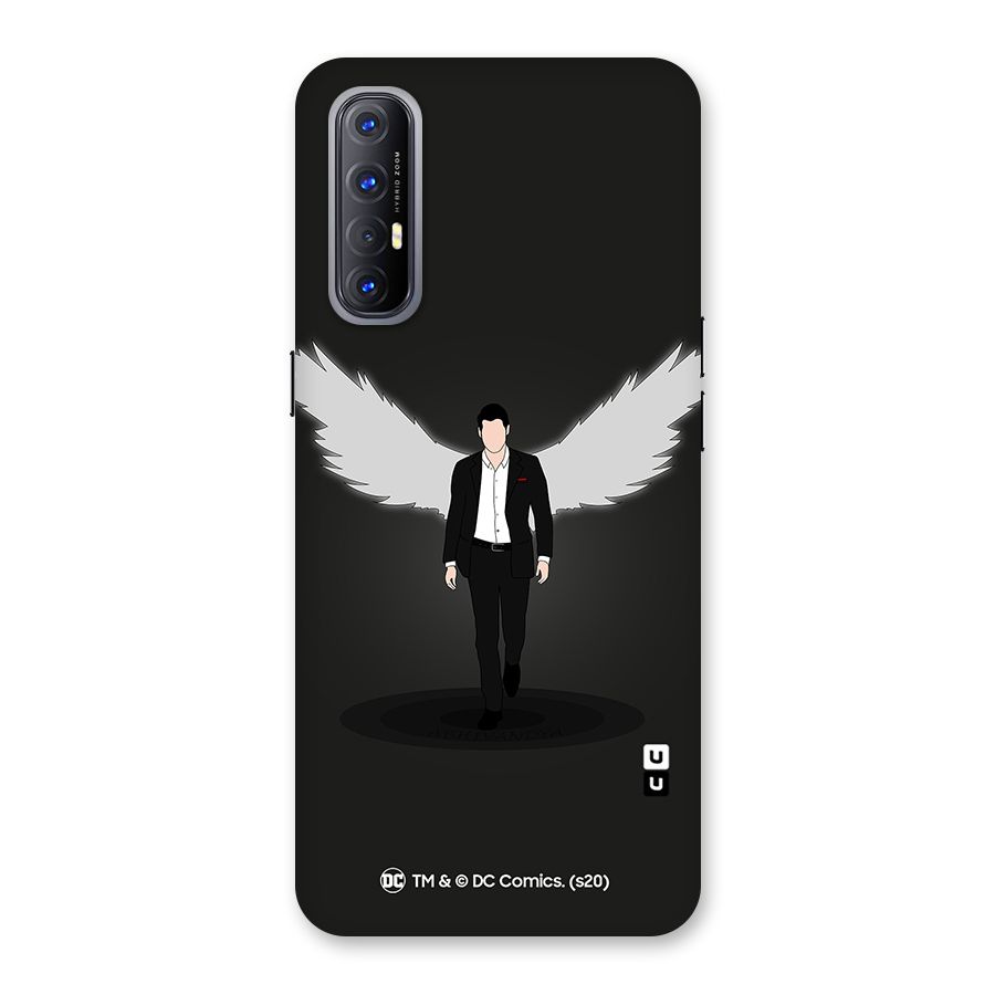 Lucifer Minimalistic Archangel Art Back Case for Reno3 Pro