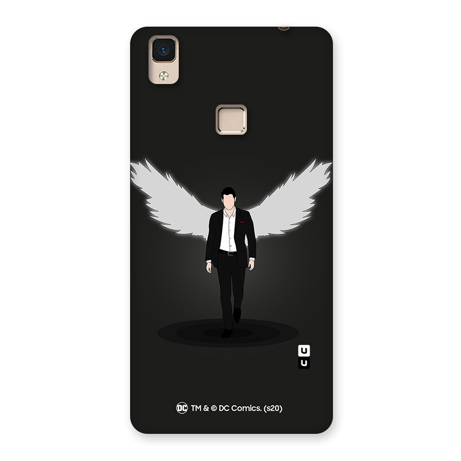 Lucifer Minimalistic Archangel Art Back Case for V3 Max
