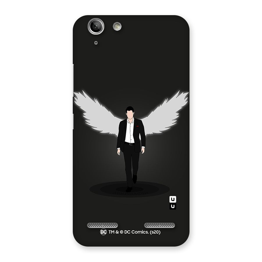 Lucifer Minimalistic Archangel Art Back Case for Vibe K5