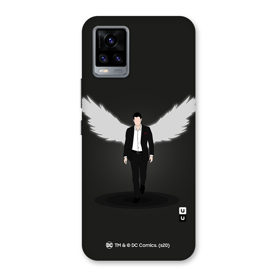 Lucifer Minimalistic Archangel Art Back Case for Vivo V20
