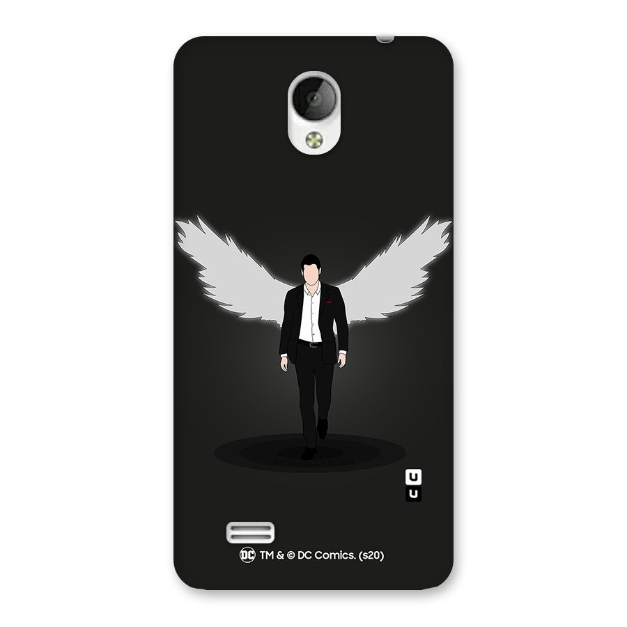 Lucifer Minimalistic Archangel Art Back Case for Vivo Y21