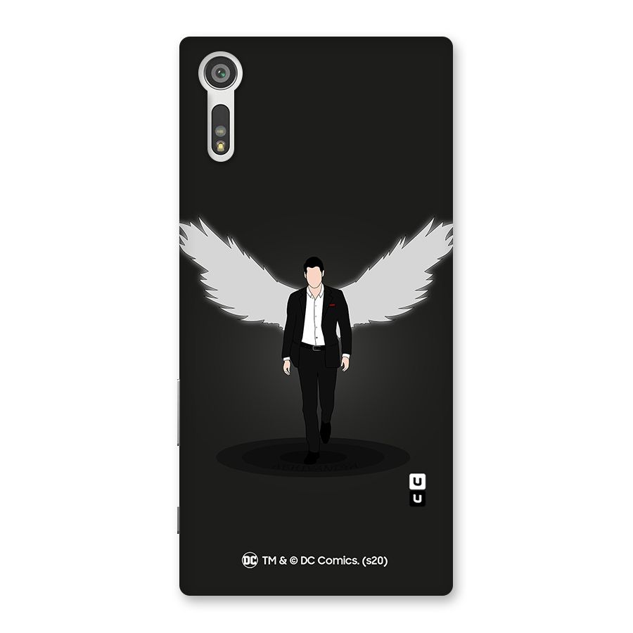 Lucifer Minimalistic Archangel Art Back Case for Xperia XZ