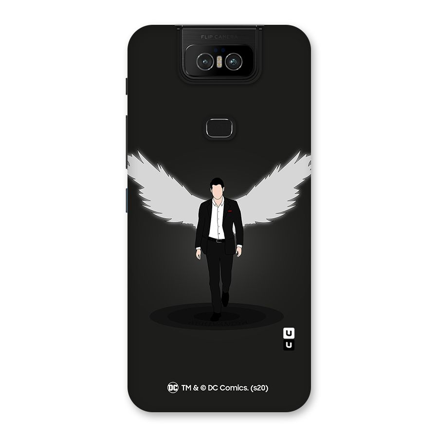 Lucifer Minimalistic Archangel Art Back Case for Zenfone 6z