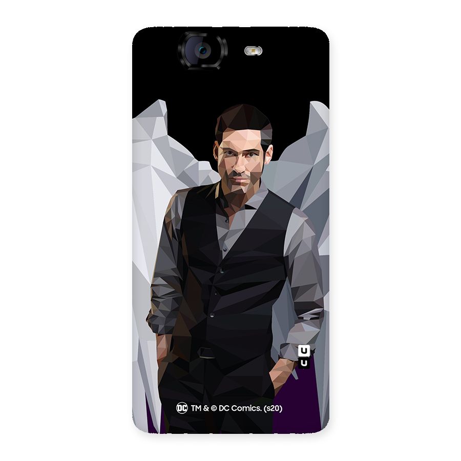 Lucifer Morningstar Art Abstract Back Case for Canvas Knight A350