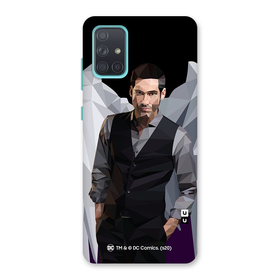 Lucifer Morningstar Art Abstract Back Case for Galaxy A71