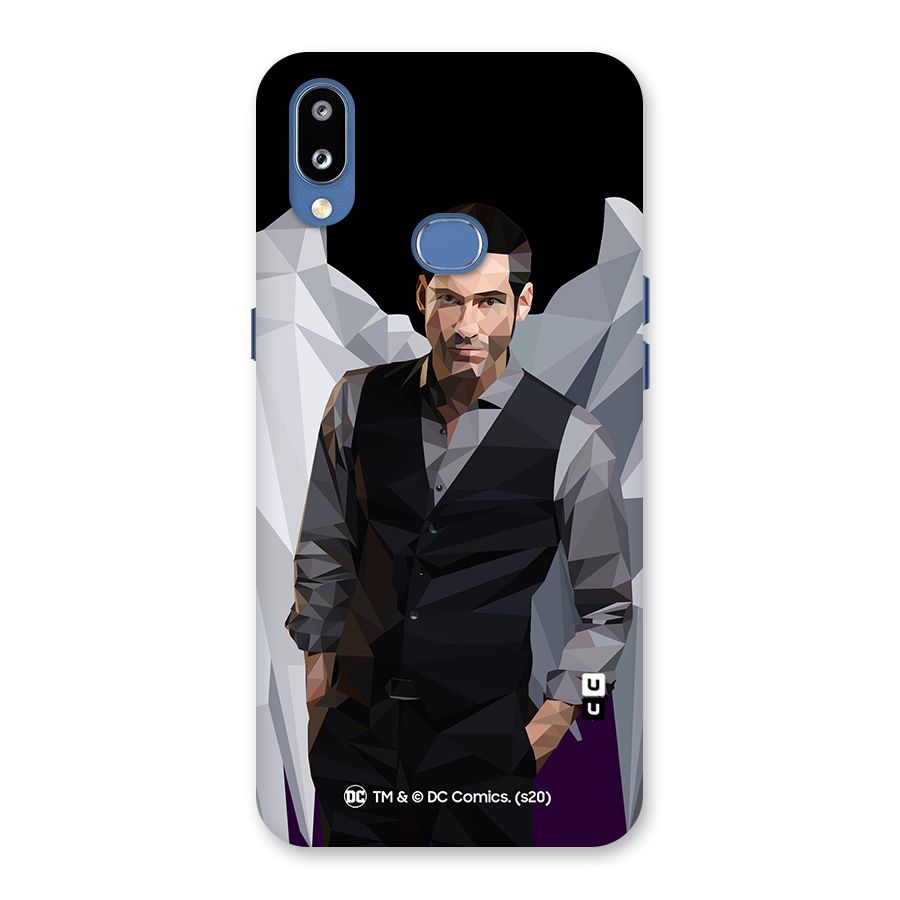 Lucifer Morningstar Art Abstract Back Case for Galaxy M01s