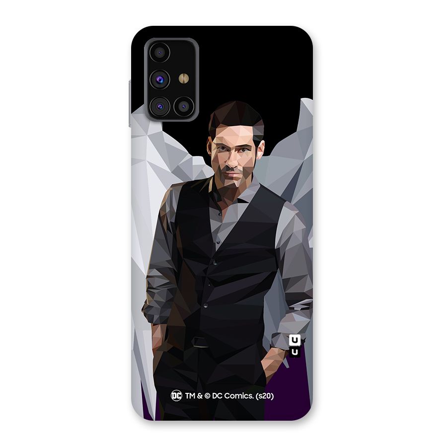Lucifer Morningstar Art Abstract Back Case for Galaxy M31s