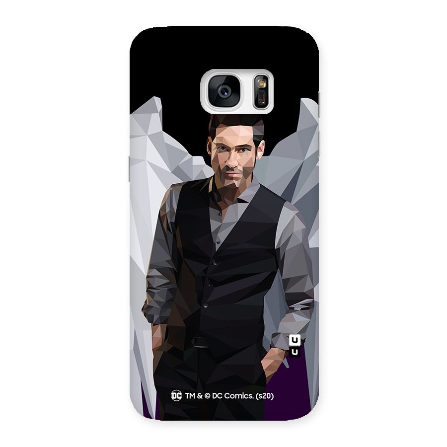 Lucifer Morningstar Art Abstract Back Case for Galaxy S7 Edge