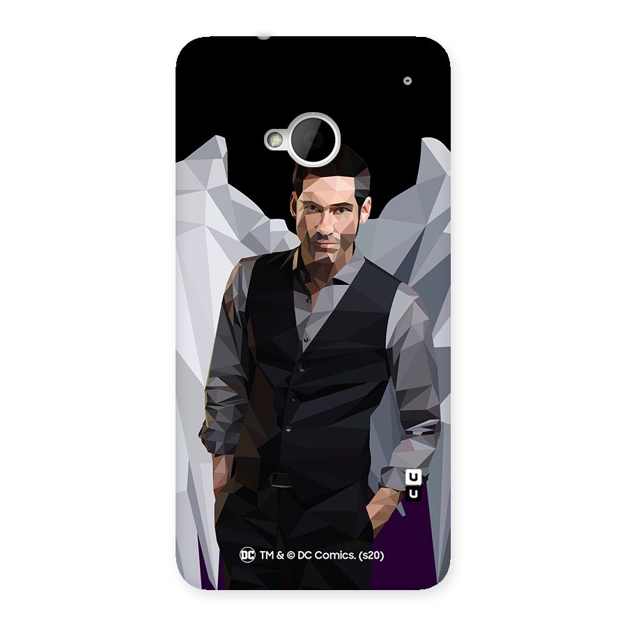 Lucifer Morningstar Art Abstract Back Case for HTC One M7