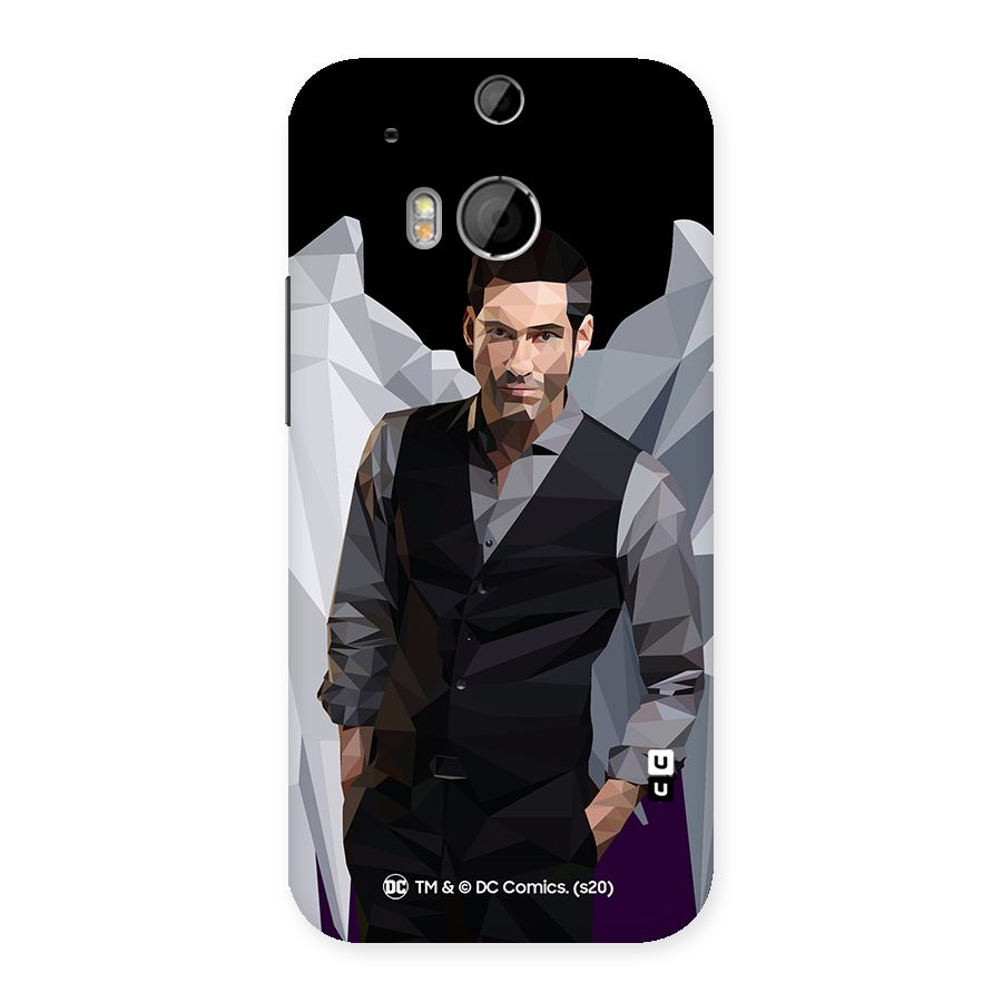 Lucifer Morningstar Art Abstract Back Case for HTC One M8