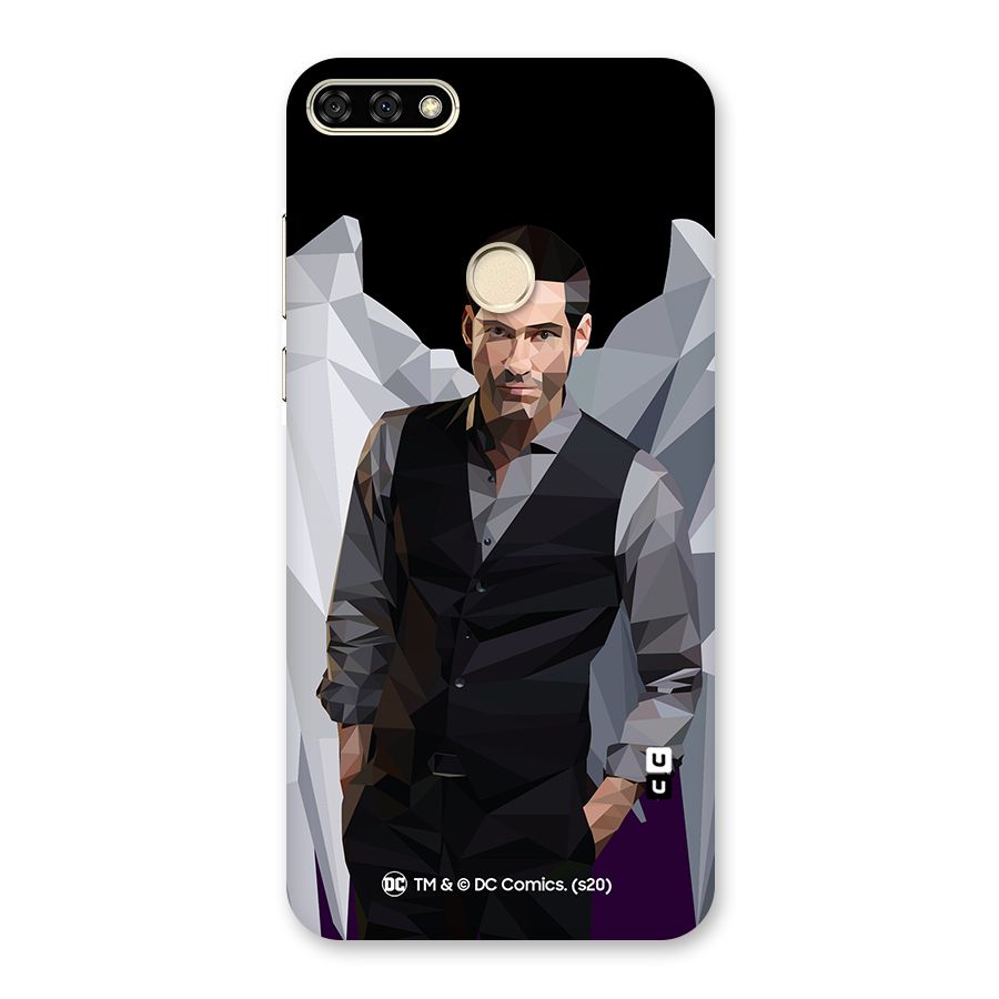 Lucifer Morningstar Art Abstract Back Case for Honor 7A
