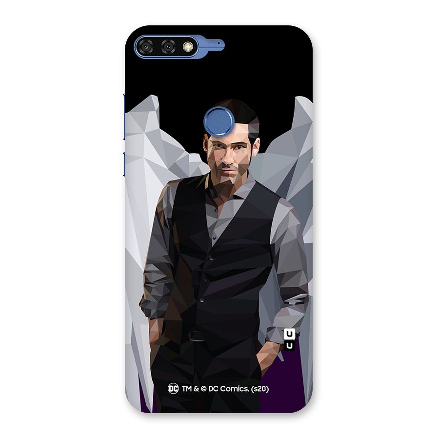 Lucifer Morningstar Art Abstract Back Case for Honor 7C