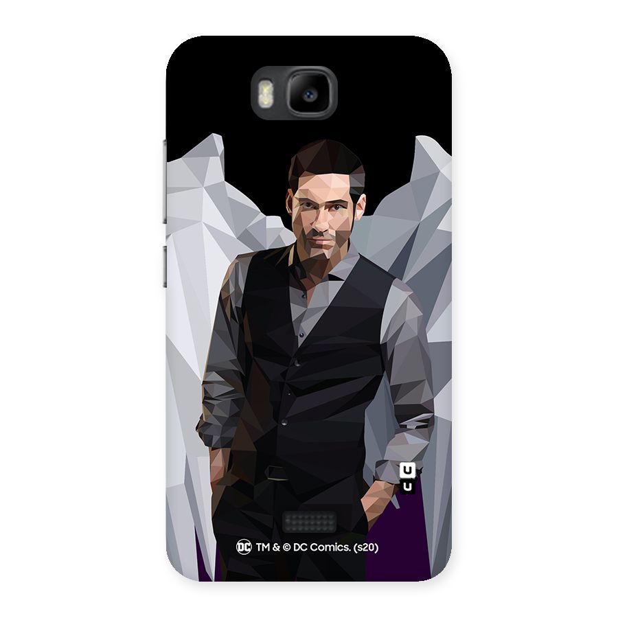 Lucifer Morningstar Art Abstract Back Case for Honor Bee