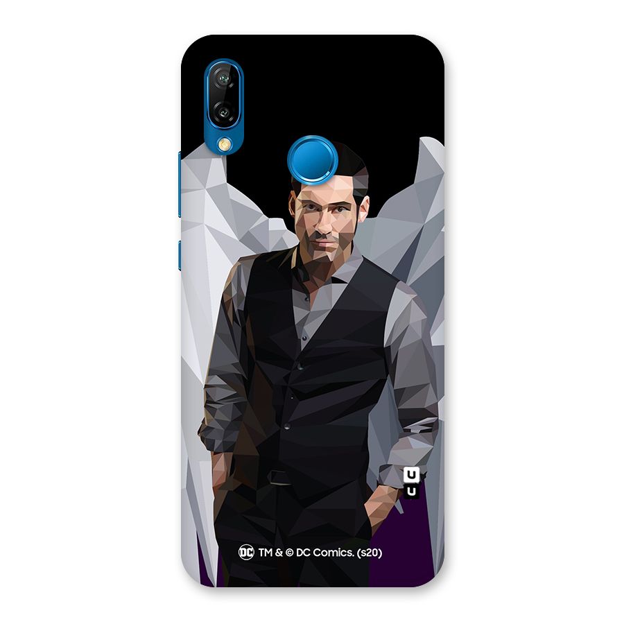 Lucifer Morningstar Art Abstract Back Case for Huawei P20 Lite