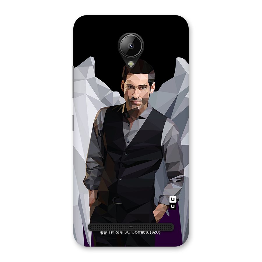 Lucifer Morningstar Art Abstract Back Case for Lenovo C2