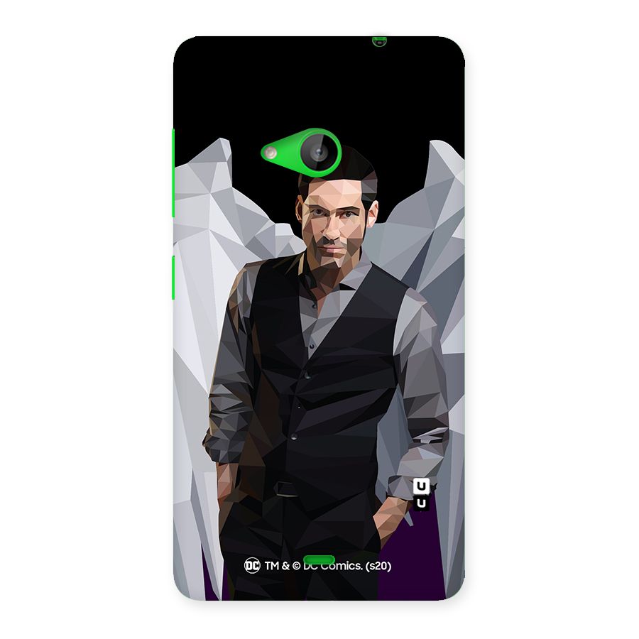 Lucifer Morningstar Art Abstract Back Case for Lumia 535
