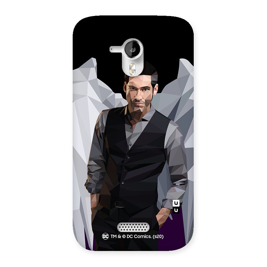 Lucifer Morningstar Art Abstract Back Case for Micromax Canvas HD A116