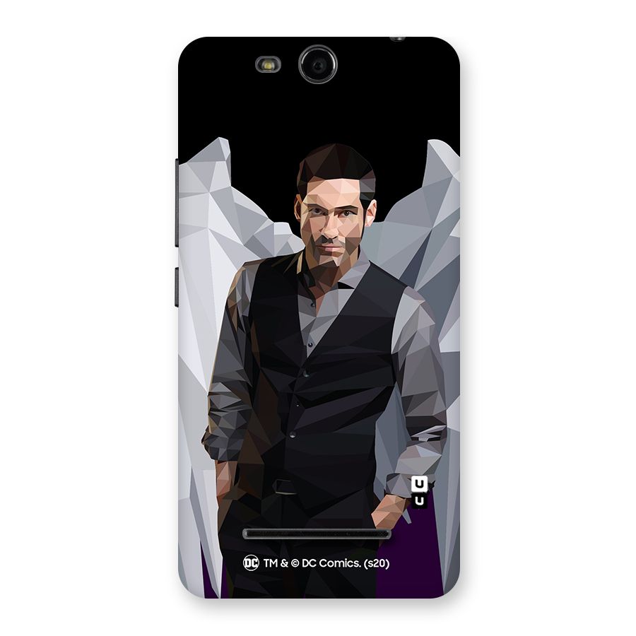 Lucifer Morningstar Art Abstract Back Case for Micromax Canvas Juice 3 Q392