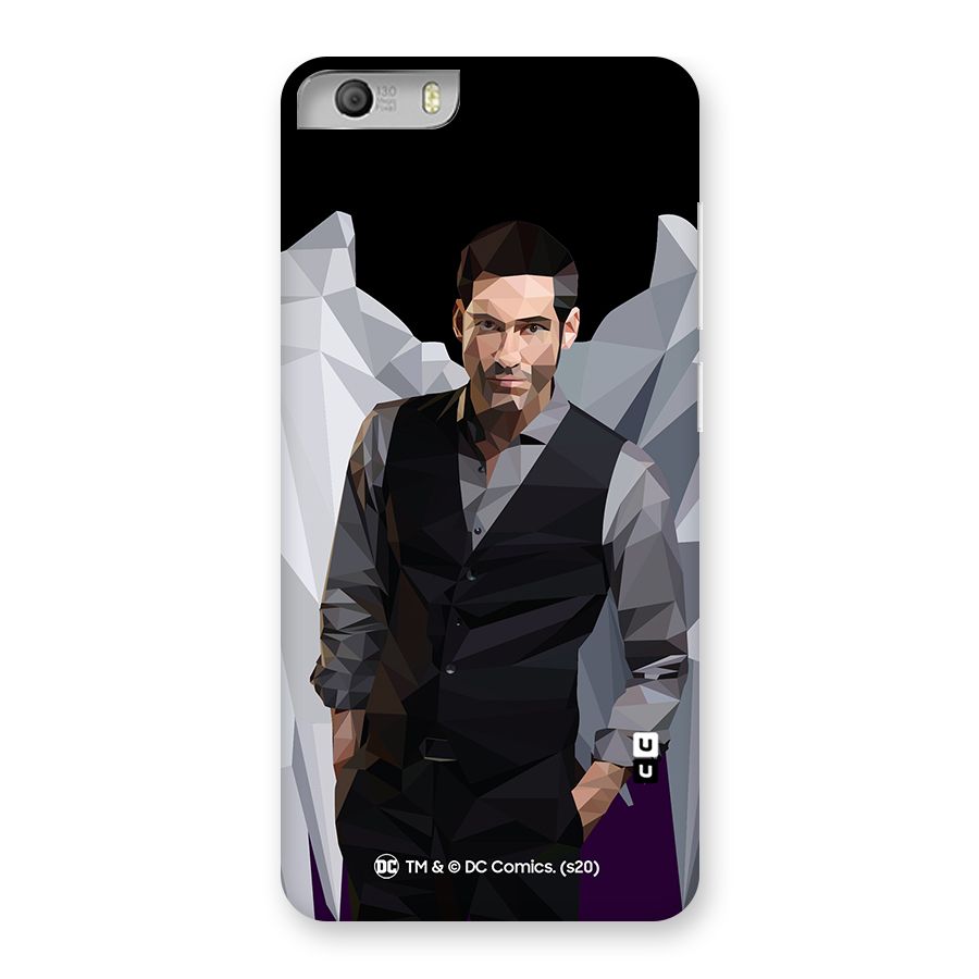 Lucifer Morningstar Art Abstract Back Case for Micromax Canvas Knight 2