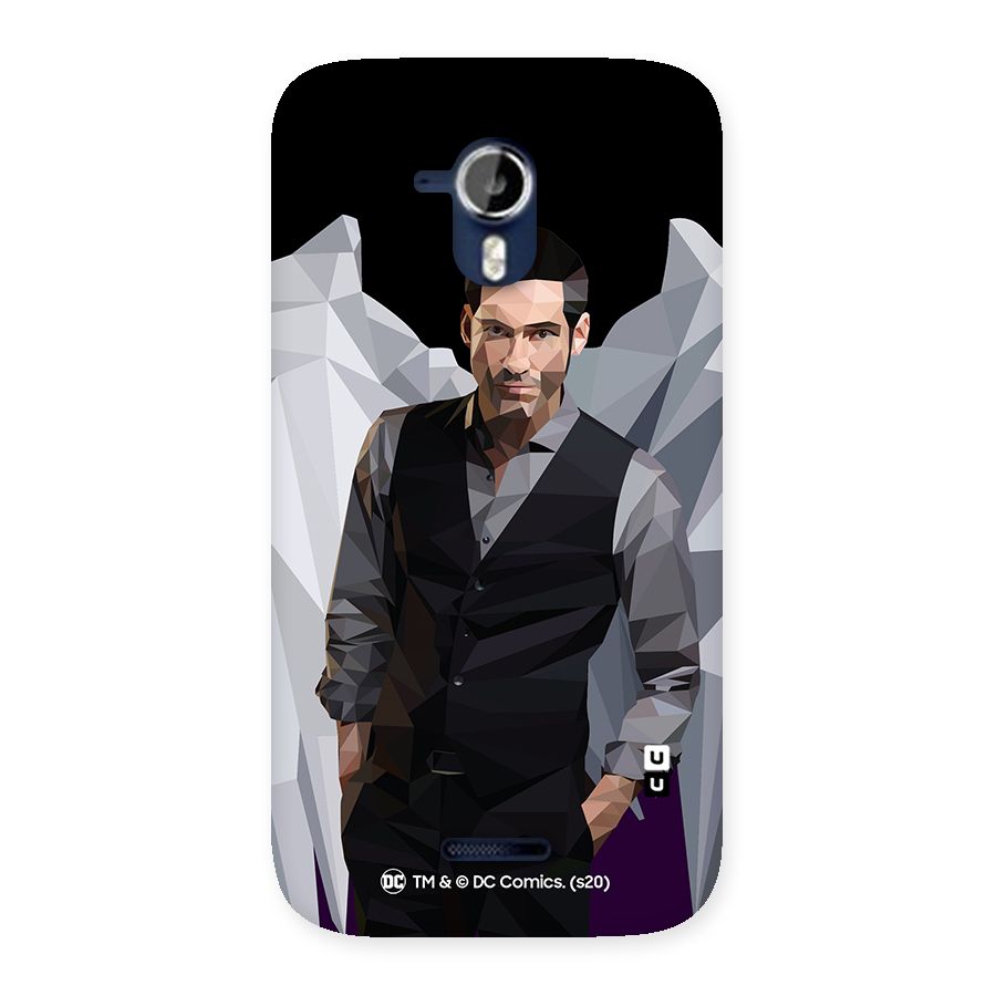 Lucifer Morningstar Art Abstract Back Case for Micromax Canvas Magnus A117