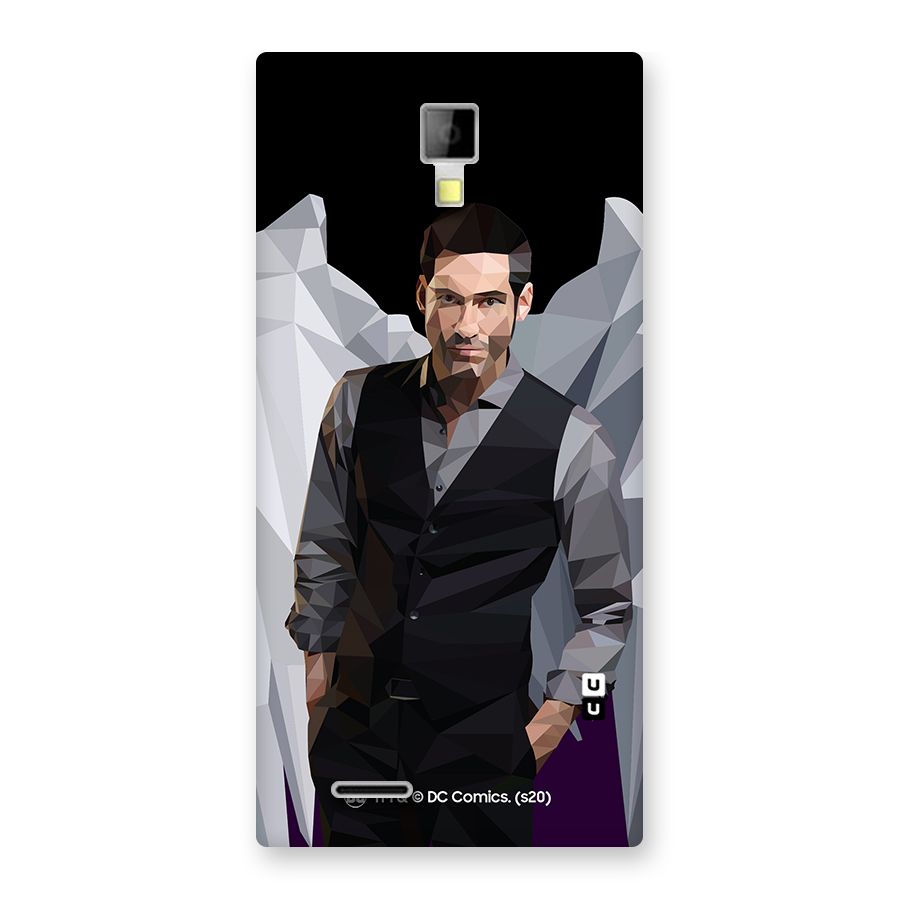 Lucifer Morningstar Art Abstract Back Case for Micromax Canvas Xpress A99