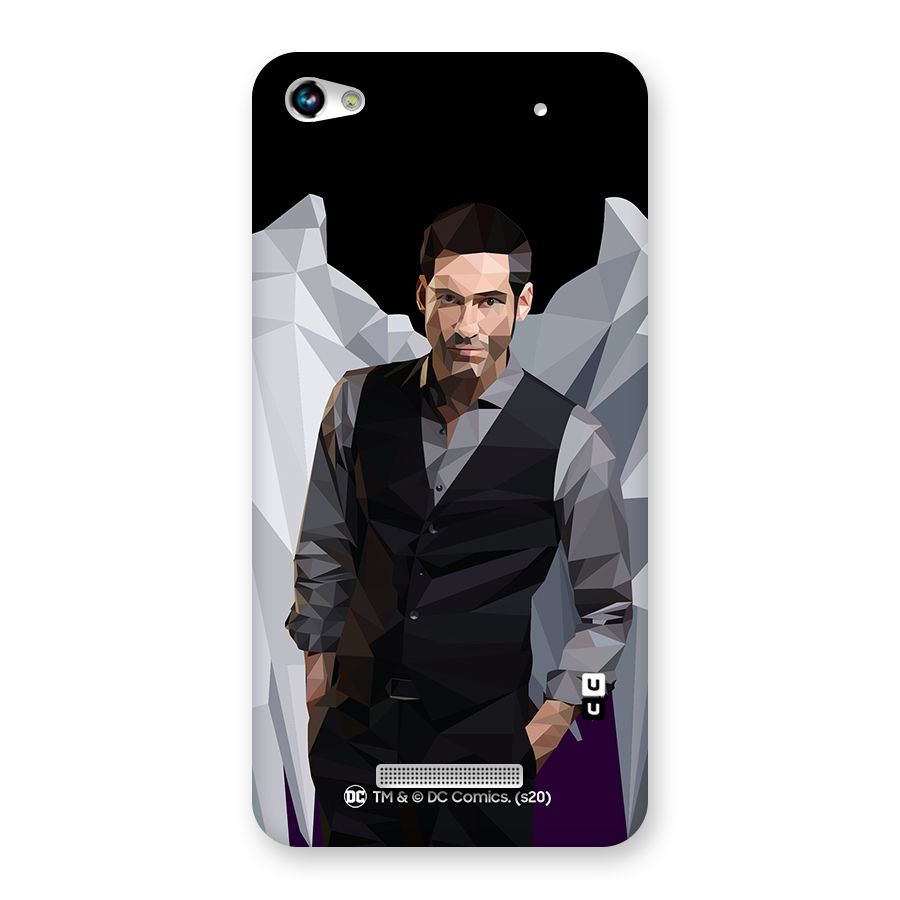 Lucifer Morningstar Art Abstract Back Case for Micromax Hue 2