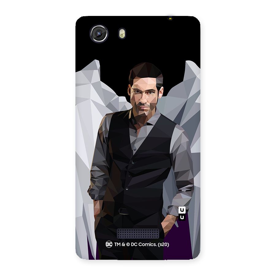 Lucifer Morningstar Art Abstract Back Case for Micromax Unite 3