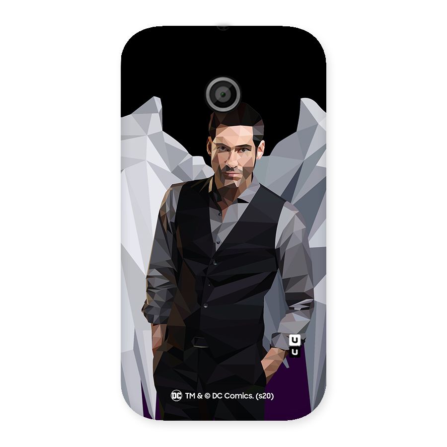 Lucifer Morningstar Art Abstract Back Case for Moto E