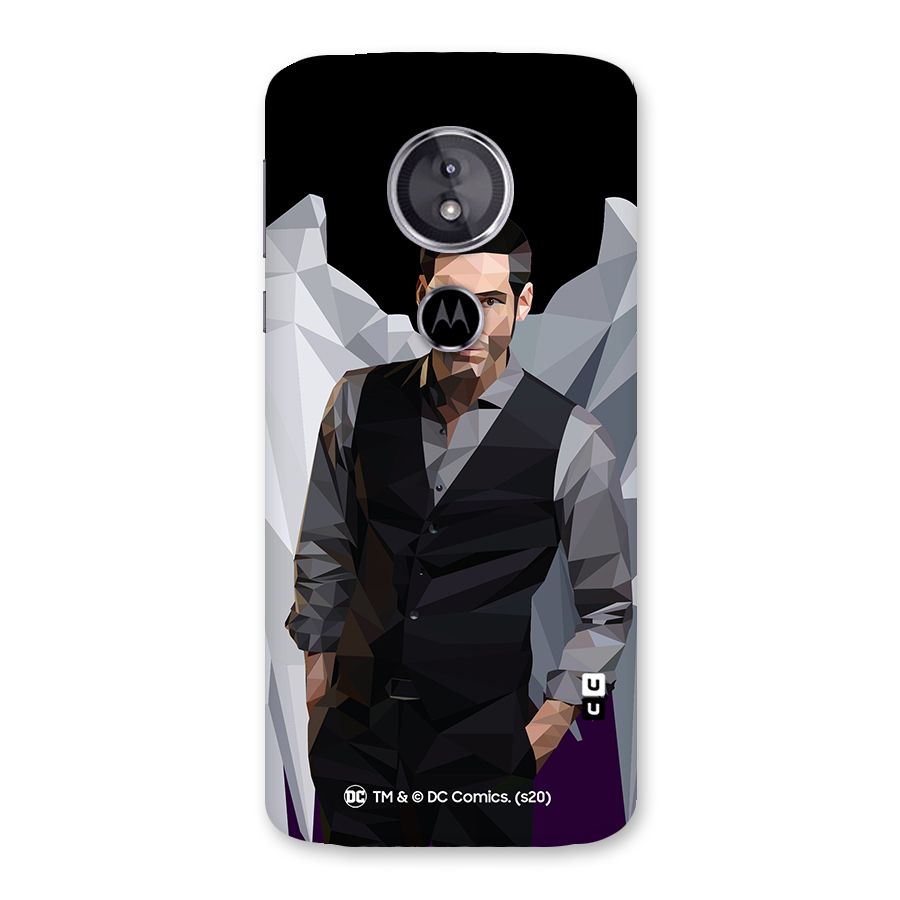 Lucifer Morningstar Art Abstract Back Case for Moto E5
