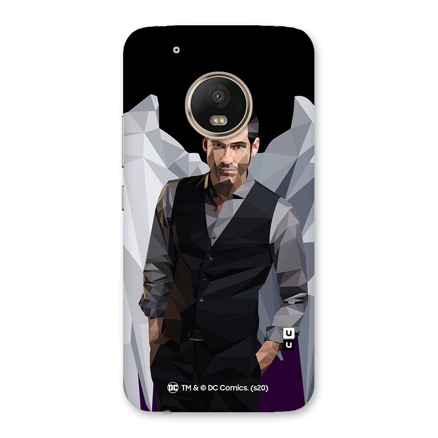 Lucifer Morningstar Art Abstract Back Case for Moto G5 Plus