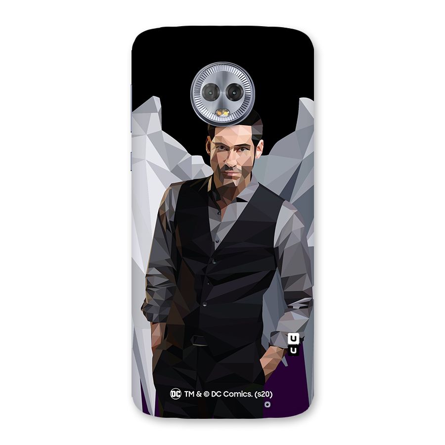 Lucifer Morningstar Art Abstract Back Case for Moto G6 Plus