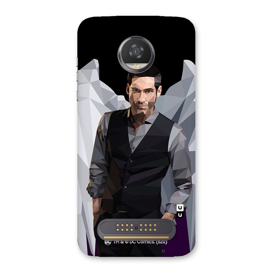 Lucifer Morningstar Art Abstract Back Case for Moto Z2 Play