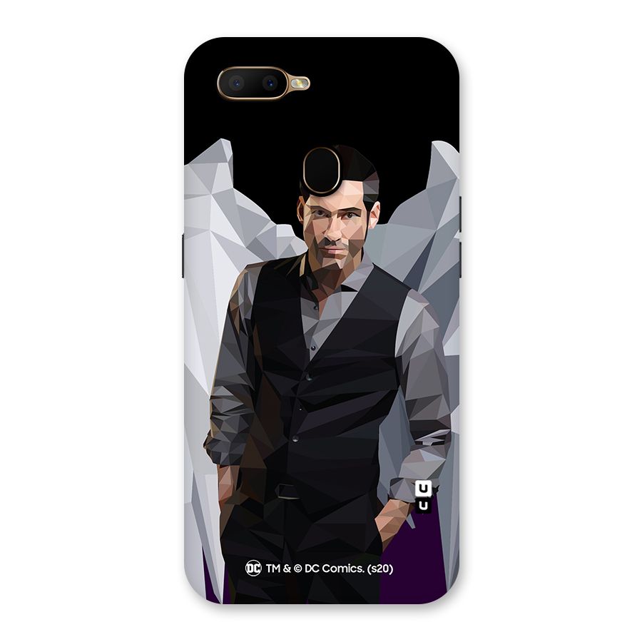 Lucifer Morningstar Art Abstract Back Case for Oppo A5s