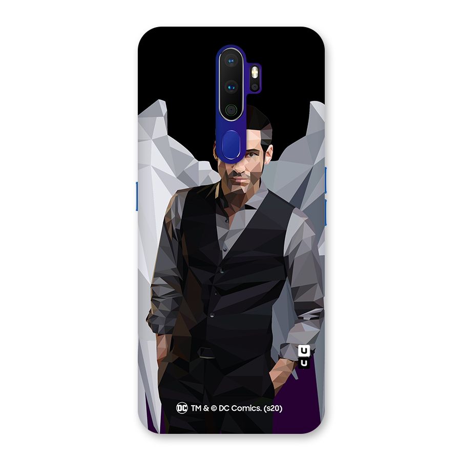 Lucifer Morningstar Art Abstract Back Case for Oppo A9 (2020)