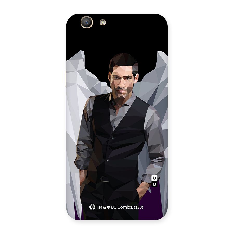 Lucifer Morningstar Art Abstract Back Case for Oppo F1s