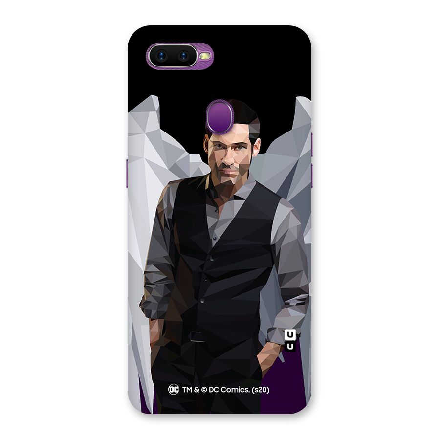 Lucifer Morningstar Art Abstract Back Case for Oppo F9